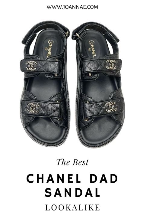 chanel velcro sandals dupe|chanel velcro dad sandals.